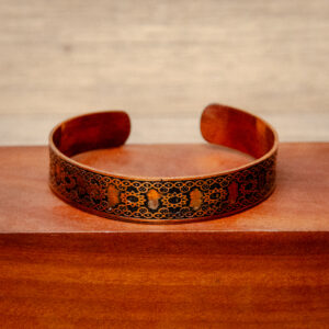 Pulsera de Cobre teñida al ácido