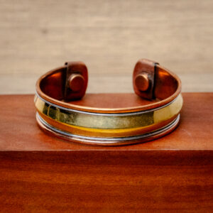 Pulsera de cobre, bronce y alpaca
