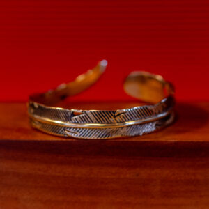 Pulsera de Bronce diseño Hojas