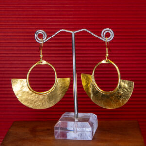 Aros de bronce circulo y medio borde