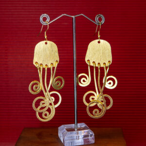 Aros de bronce medusa